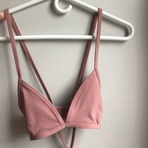 JOLYN Dusty Rose Triangle Top